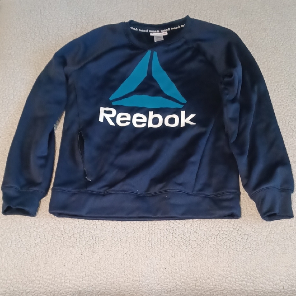 Reebok Men's Dark Blue Crewneck Sweater